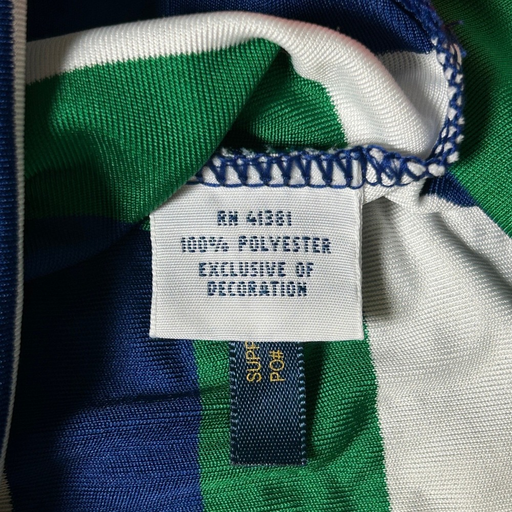 Polo Ralph Lauren 2017 US Open Erin Hills Golf Polo Striped Blue Green XL - Picture 6 of 12